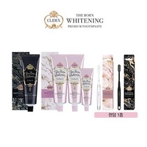 [클라이덴] 미백 더본 화이트닝 치약 130g*3개+40g*1개+칫솔*1개, 상세 설명 참조