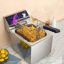 메뚜기튀김 튀김기 업소용 통닭 식당 전기 닭, EF-12L 딥 실린더 12리터