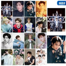 아이돌 포카 굿즈 포토 카드 16장 kpop astro 미니 앨범 사진 스티커 hd 스티커 49, h02