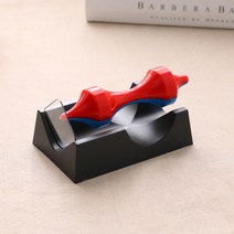 스트레스 인테리어모빌 스윙스틱 스탠딩진자 회전모빌 데스크회전모빌 진자운동실험 반중력 무한동력 스윙윙스틱 뉴턴의요람, 플로팅 진자-레드블루