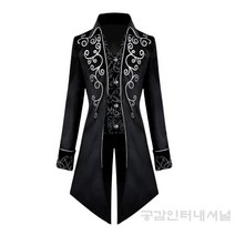 빈티지 sishion men 중세 빅토리아 의상 턱시도 젠틀마 연미복 고딕 steampunk 트렌치 vd1735 frock 복장 남성용 코트