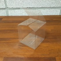 나이스팩 정사각형 PET 투명박스 5.5cm x 5.5cm 50장