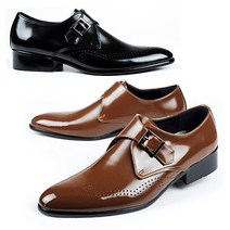 브로그맨 남자구두 몽크스트랩 빅사이즈구 수제화 수제화 4cm