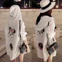 에어컨 롱 바람막이 쉬폰 점퍼
