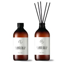 [1+1] 몽때리 두세르 대용량 디퓨저 실내 방향제 리필 500ml 2개, 블랙체리