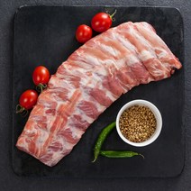 브랜드없음 스페인산 돼지고기 등갈비 로인립 냉동 500g 아이스박스포장, 단품없음