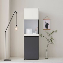 가구샘 광폭 밥솥 수납장 500 H5704, 코타차콜