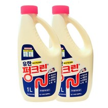 하수구 머리카락제거 세제 펑크린 1L 세면기뚫어뻥 세면기배수구막힘 청소 1개, 2개