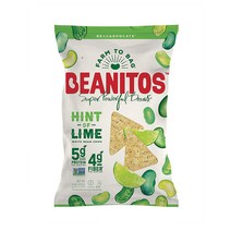 Beanitos 빈토스 힌트 오브 라임 빈 칩스 142g 6팩 Beanitos Hint of Lime Bean Chips with Sea Salt