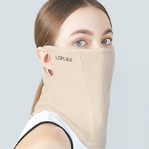 르플렉스 자외선차단 uv 얼굴 햇빛가리개 골프 스포츠 마스크, 스킨