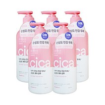 애경 더마앤모어 시카 너리싱 민감 두피 샴푸 600ml 5개 헤어