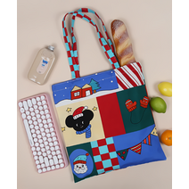 알록달록 곰 에코백