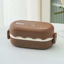 2단 보온 도시락 다이어트 런치박스, 네이비