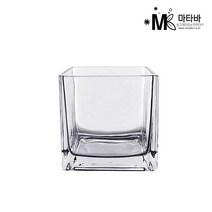 마타바 투명 사각 캔들용기 300ml