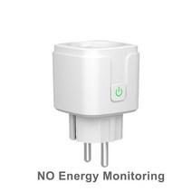 스마트 플러그 스위치 콘센트가리개 diyTuya-WiFi 스마트 플러그 EU 소켓 에너지 모니터링 타이밍 기능 Al, 01 NO Energy Monitoring