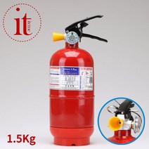 소형 분말 소화기 1.5kg 국산 가정용 주방 소화기, 단품