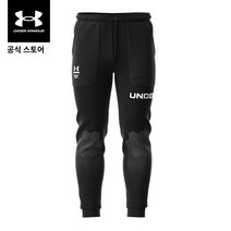 언더아머 남성 트레이닝 퍼포먼스 니트 하이브리드 팬츠 블랙