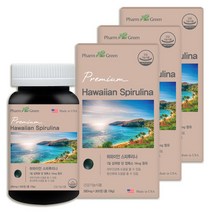 팜그린 하와이안 스피루리나 580mg x 300정 x 3박스 알칼리성복합식품