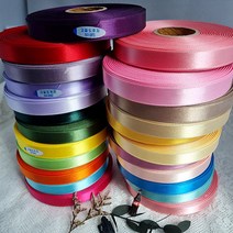 고밀도주자 15mm 60컬러 공단 포장 악세사리 선물, 26포도주
