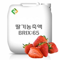딸기농축액 20kg, 단품