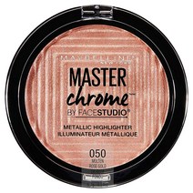 Molten Rose Gold Maybelline New York Facestudio Master Chrome Metallic Highlighter Makeup Molten R, 1