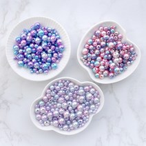 짱패브릭 그라데이션 구슬 비즈 4size, 8mm, 머메이드