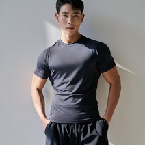 스컬피그 머슬핏 맨즈 티셔츠 블랙 SAM0105