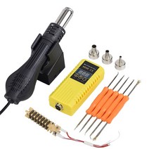 열풍기 히팅건 가열총 공업용 드라이기 jcd 700w hot air gun lcd display micro rework 납땜 스테이션 8858 hair 건조기 납땜 열 총 용접, 110V 750W 미국 플러그, 8858 키트5
