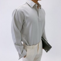 남자 데일리 루즈핏 노버튼 오픈 카라 셔츠 7컬러