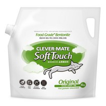 NEW 클레버메이트 소프트터치 오리지날 6kg 2포 고양이모래, 단품