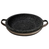 금산돌그릇 장수곱돌 전골냄비 감자탕 매운탕 버섯전골 부대찌개, 1개, 지름 24cm x 6cm