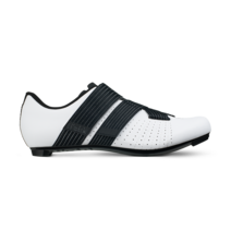 FIZIK TEMPO R5 POWERSTRAP 화이트 블랙 피직 파워스트렙 입문용 로드 클릿슈즈, 40, 화이트/블랙