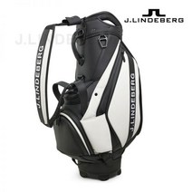 J LINDEBERG 22FW 스태프 캐디백 투어백 GMAC06910 327532, 블랙