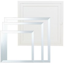 알루미늄점검수 밀폐형 폐쇄식 플라스틱 pvc 점검구, 01.T형PVC 백색싱글형 300mm