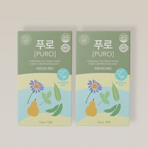 푸로 쑥부쟁이 작두콩 수세미 유근피 진액 차 즙, 푸로 1개월분 (30포)
