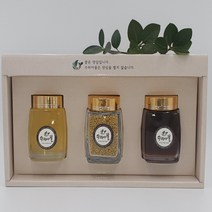 지리산 천연벌꿀 3종 꿀선물세트 돌잔치 결혼 답례품, 300g아카시아 야생화 밤