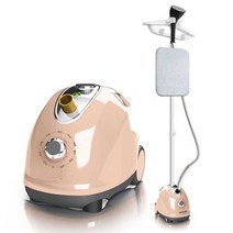 공기 다리미 에어 스팀 다림질 기계 의류 매장 업소용, 핑크 베이지 1500w