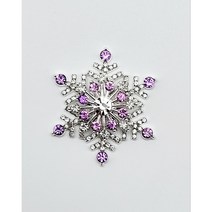 [캐디천사] 샤이니 눈꽃마크 6종/골프악세사리 라운딩용품 골프볼마커, 퍼플