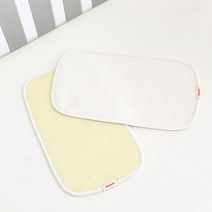 쥬와엔 텐셀 트림패드 아기 침받이 엄마 턱받이 시원한 냉감소재 태열방지, 레몬