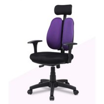 편안 굴곡형 좌판 중학생 팔걸이형 듀얼 메쉬의자 기숙사 chair 신혼부부, 퍼플