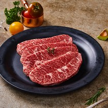 친절정육점 초이스급 소고기 부채살 500g 슬라이스용 구이용 스테이크용, 1개, 구이용(500g)