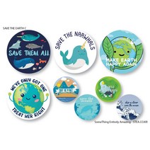 STEA 지구를 지켜라 환경보호 리사이클링 스티커SET 스티커, 03 지구를 지켜라 C