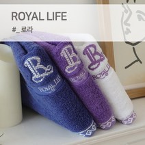 경동타월 30수 로라 타월 160g / 5매세트, 남색 5매