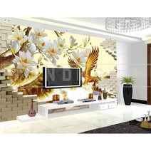 식물 벽 스티커 사용자 정의 사진 벽지 인쇄 부직포 벽, 상세페이지 참조