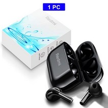 Xiaomi-무선 블루투스 이어폰 TWS 스포츠 터치 컨트롤 5.0 헤드폰 마이크 이어 버드가 있는 듀얼 HiFi 스테레오 헤드셋, 1 PC 2