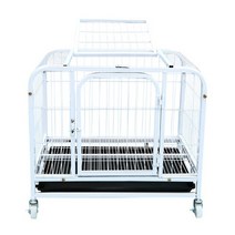 접이식 대형 애완견 케이지 하우스 안인 철제강아지상자 편안 사각 핏불 하운드 켄넬