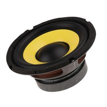 6.5 인치 4Ohm 자동차 오디오 스피커 서브 우퍼 하이파이 라우드 100, 한개옵션0
