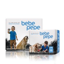베베페페 [베베페페]국내산 고흡수 프리미엄 강아지 배변패드 대형 2팩(40매), 단품없음