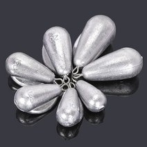 해루질 물방울 모양 낚시 무게 100g/125g/150g/200g/250g/300g/400g/500g 바다 보트 액세서리, 03 150g