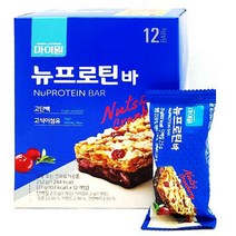 [고객만족 미르쇼핑] 대상 웰라이프 마이밀 뉴프로틴바 21g*12개입 고단백 고식이섬유, 미르쇼핑 대상 웰라이프 마이밀 뉴프로틴바 4박스